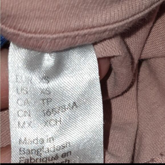 H&M DUSTY PINK T-SHIRT SZ.XS EUC - Picture 3 of 4